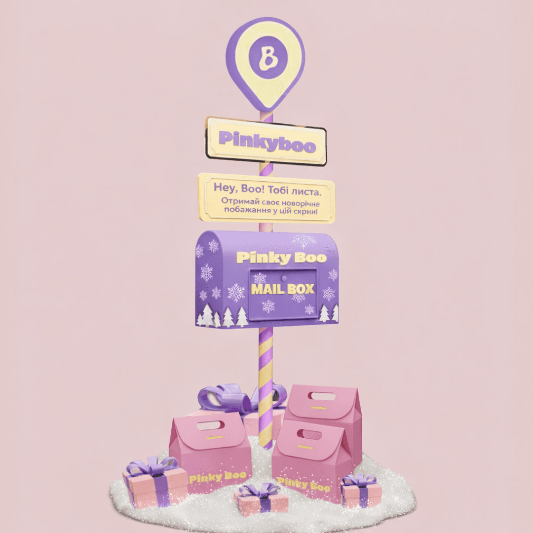 PINKY BOO рекламне обладнання